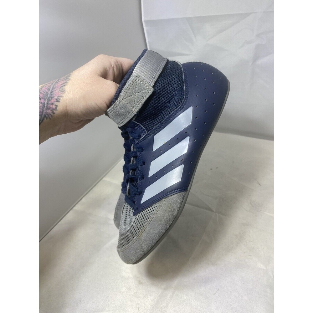 Adidas Kids Mat Hog 2.0Gray Casual Shoes Sneakers Size 4y - Picture 8 of 10